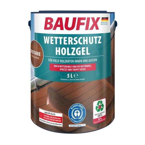 Wetterschutz-Holzgel Kastanie