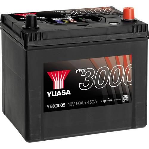 Yuasa SMF YBX3005 Autobatterie 60 Ah Poltyp: T1