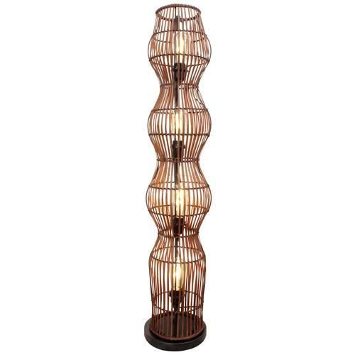 ECO-Light BAMBOO 9510 PT4-D BA Stehlampe E27 Bambus, Braun