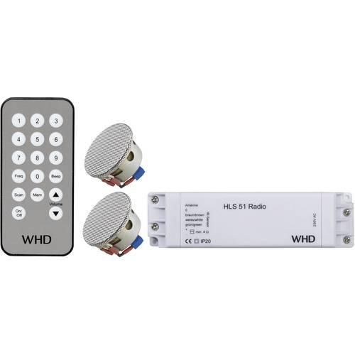 WHD Radio HLS 51 Basic Set chrom Lautsprecher, Fernbedienung, Radio Chrom 106-005-07-100-00