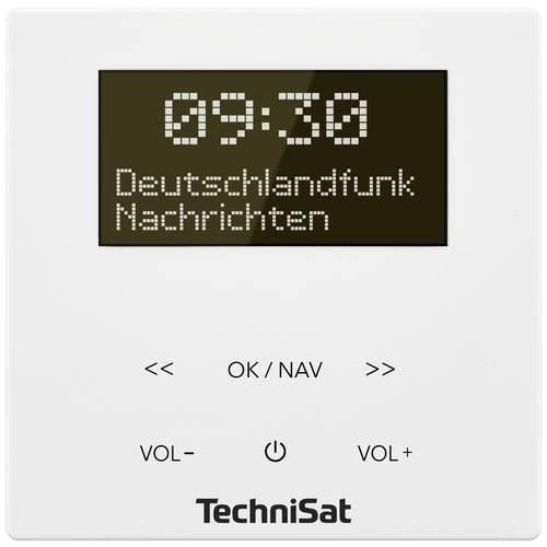 TechniSat DIGITRADIO UP 55, weiß Steckdosenradio DAB+, UKW Bluetooth® Inkl. Lautsprecherbox, Weckfunktion Weiß