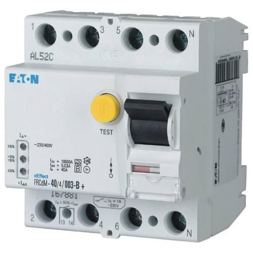 Eaton 167893 FRCDM-40/4/003-G/B FI-Schutzschalter allstromsensitiv 4polig 40 A 0.03 A 240 V, 415 V