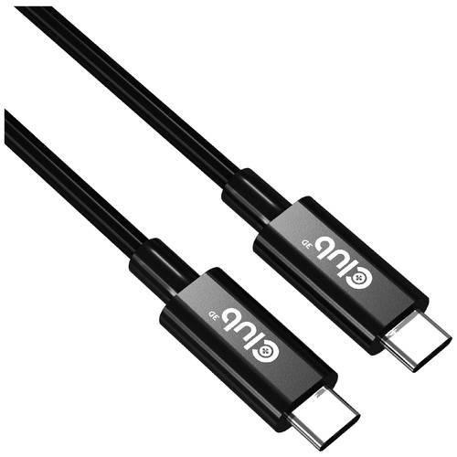 club3D USB-C® Kabel USB4® USB-C® Stecker 3.00 m Schwarz CAC-1579