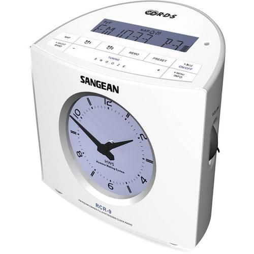 Sangean RCR-9 Radiowecker UKW, MW AUX Weiß