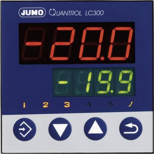 Jumo Quantrol LC300 Temperaturregler L, J, T, K, E, N, S, R, Pt100, Pt1000, KTY Relais 3 A (L x B x H) 80 x 96 x 96 mm