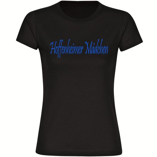multifanshop Kinder T-Shirt - Hoffenheim - Hoffenheimer Mädchen - Druck blau - Kind