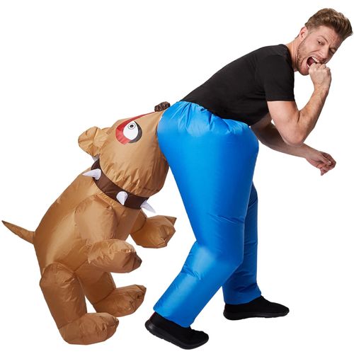 tectake® Selbstaufblasbares Kostüm Hund