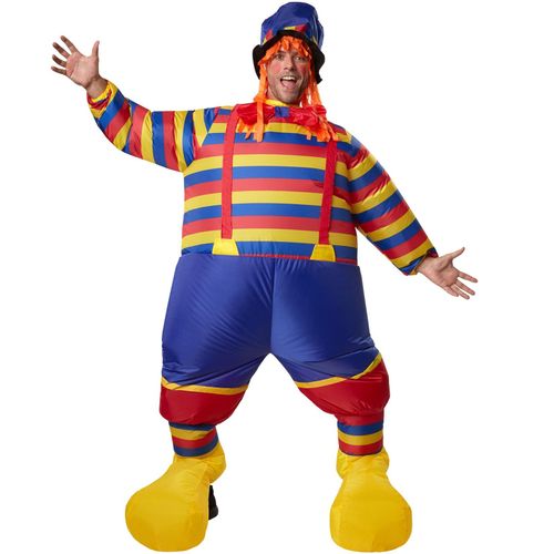 tectake® Aufblasbares Kostüm Clown