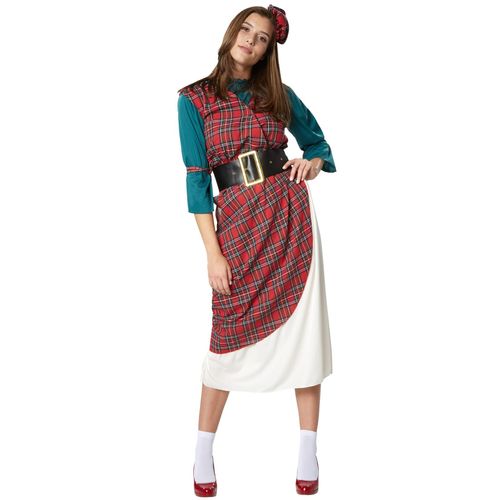 tectake® Frauenkostüm Vornehme Highlanderin