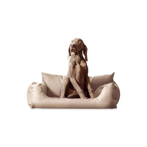 Tierlando NEMO Hundebett Hundesofa S M L Hundekorb Katzenbett 65 80 100cm beige 1 m, 25 cm, 80 cm