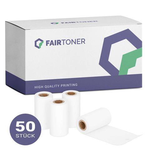 FairToner Kassenrollen 50x 57mm x 14m x 12mm SEPA 35mm