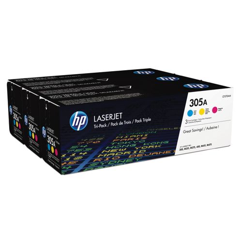 Original HP LaserJet Pro 400 color M 451 dn (CF370AM / 305A) Toner Cyan,Magenta,Gelb