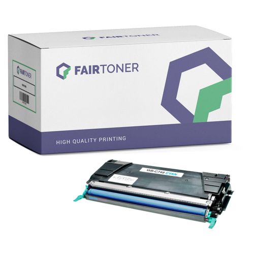 Kompatibel für Lexmark C 748 E (C748H2CG) Toner Cyan