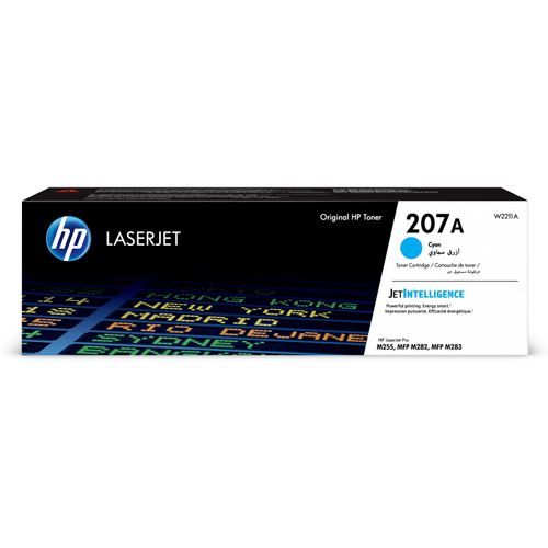 Original HP Color LaserJet Pro M 255 dw (W2211A / 207A) Toner Cyan