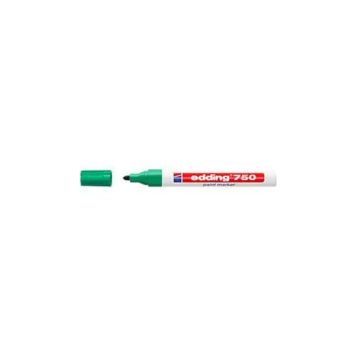 EDDING Lackmarker 750, 2-4 mm, grün, 10 Stück