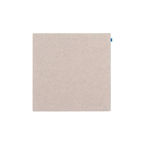 Akustik-Pinboard Board Up, Absorptionsklasse C, Stärke 24 mm, Textil & Recycling-PET, beige, B 750 x H 750 mm