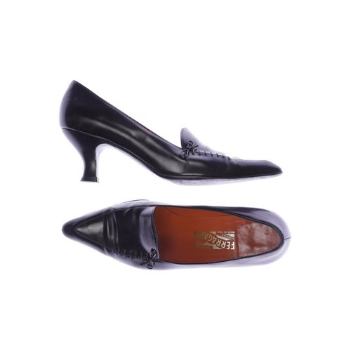 Salvatore Ferragamo Damen Pumps, schwarz, Gr. 8