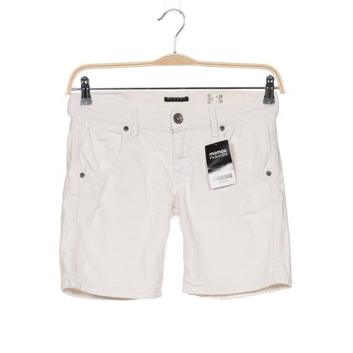 Sisley Damen Shorts, weiß, Gr. 28