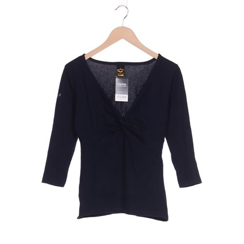 Trigema Damen Langarmshirt, marineblau, Gr. 36