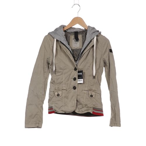 Soccx Damen Jacke, beige, Gr. 36