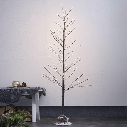 LED-Dekobaum Tobby Tree IP44 braun Höhe 150cm