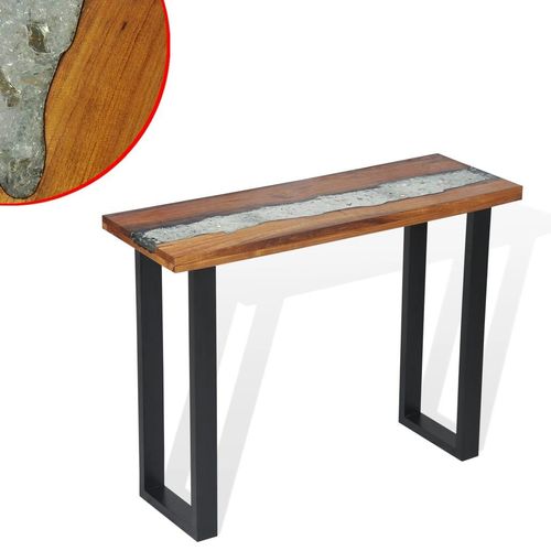 vidaXL Konsolentisch Teak 100 x 35 x 75 cm