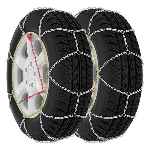 vidaXL Schneeketten für Autoreifen 2 Stk. 16 mm SUV 4x4 Größe 450