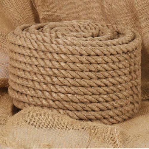 vidaXL Seil 100% Jute 20 mm 50 m