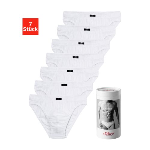 s.Oliver Slip »Herren Unterhose«, (Dose, 7 St.), Wochenration in einer Dose