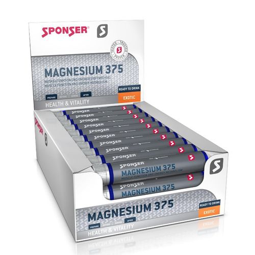 Sponser Unisex Magnesium 375 (30 x 25ml)