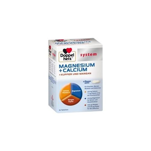 Doppelherz system MAGNESIUM +CALCIUM + KUPFER UND MANGAN