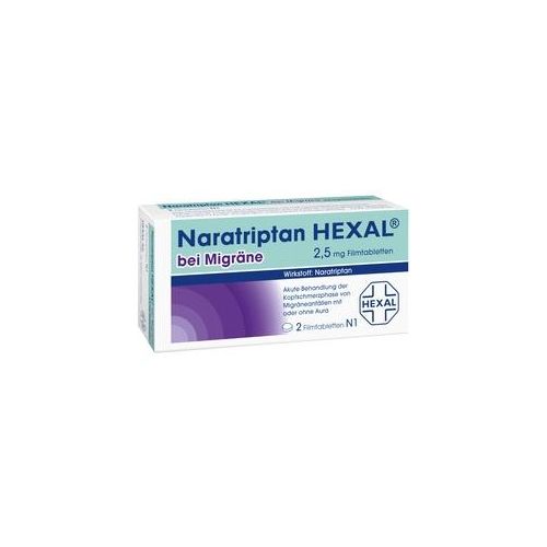 Naratriptan HEXAL bei Migräne 2,5mg