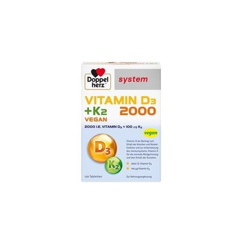 Doppelherz system VITAMIN D3 + K2 2000 I.E.