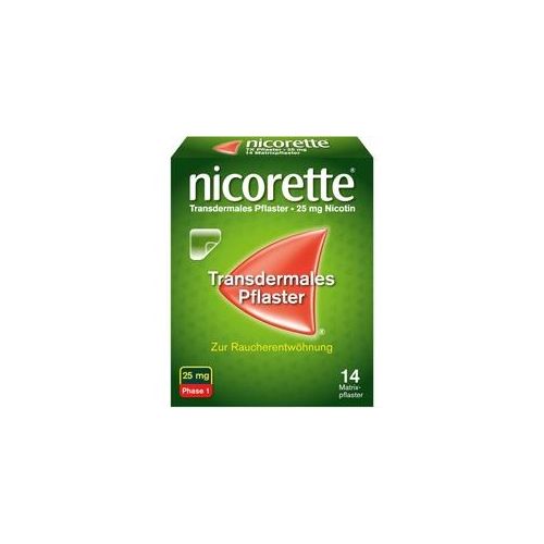 nicorette TX Pflaster mit 25 mg Nikotin zur Raucherentwöhnung