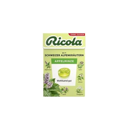 Ricola Apfelminze Kräuterbonbon zuckerfrei