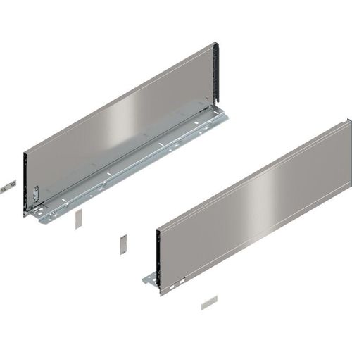 Legrabox pure Zarge, Höhe C,(176,8 mm), nl= 600 mm, links/rechts, für Legrabox pure, inox - Blum