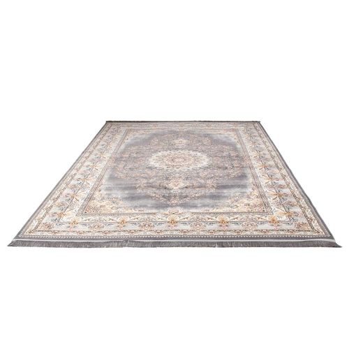 Orientteppich MORGENLAND "Beauty Array - Orientalischer Webteppich" Teppiche Gr. B: 200cm, L: 300cm, grau OrientOptik