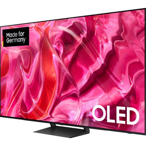 SAMSUNG OLED-Fernseher, F (A-G), Fernseher, schwarz (titanschwarz), 77