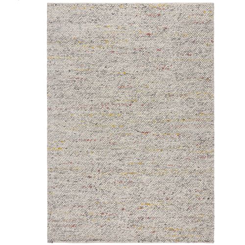 Teppich FLAIR RUGS "Minerals" Teppiche Gr. B: 120cm, 3mm, L: 170cm, schwarz Neutraler Teppich aus mineralischer Wollmischung