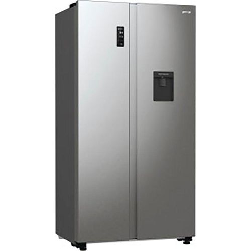 E (A bis G) GORENJE Side-by-Side "NRR 9185 EA_XLWD" Kühlschränke Wasserspender silberfarben (silber) Bestseller