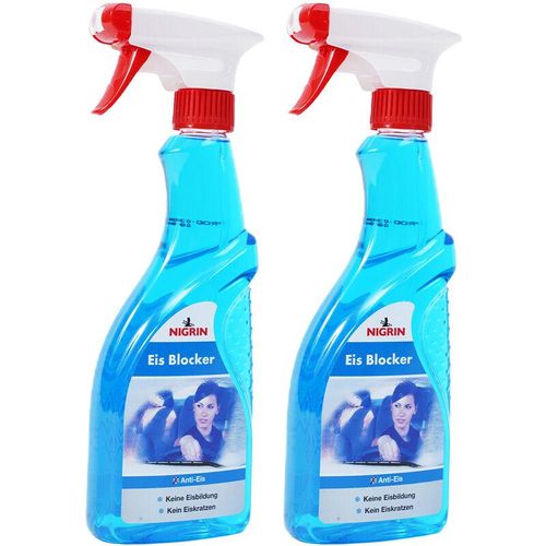 Nigrin - 2x Eisblocker 500ml - Blau