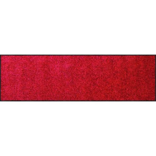 Fußmatte SALONLOEWE Teppiche Gr. B: 100cm, 7mm, L: 150cm, rot (kirschrot)