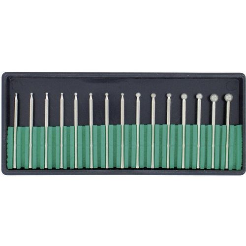 Rona - 450903 Frässtift-Set Kugel Schaftdurchmesser 2.35 mm