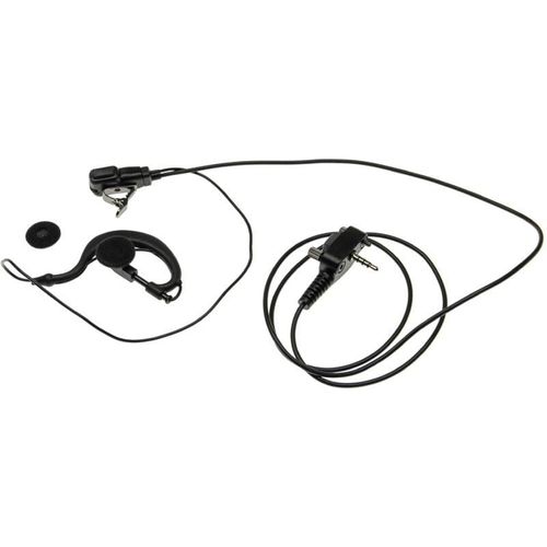 Headset kompatibel mit Yaesu / Vertex VX-130, VX-140, VX-146, VX-160, VX-180, VX-210A, VX-230, VX-231, VX-246, VX-350, VX-351 Funkgerät - G-Form