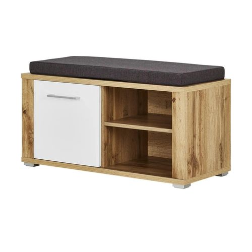 Garderobenbank Jameln - holzfarben - 85 cm - 48 cm - cm 38,0 - Sconto