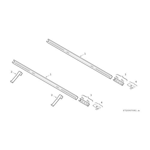 BOSCH Zubehör Solartechnik WMT 2 Erweiterungsset 1 Kollektor FCC Aufdach 7709600088