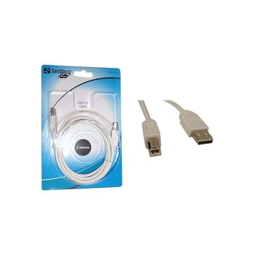 Sandberg USB2 A-B 2m SAVER