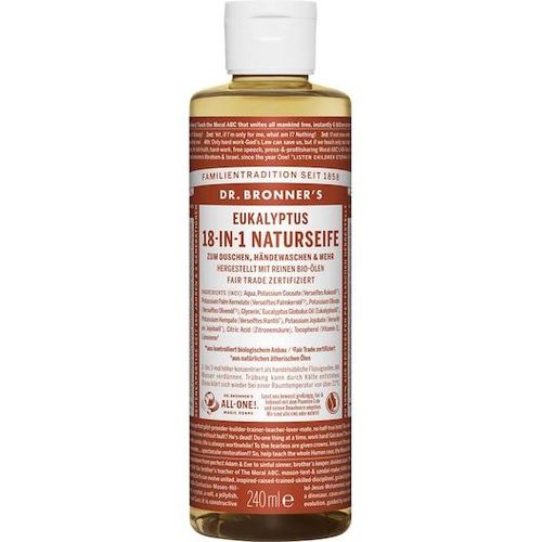 Dr. Bronner's Pflege Flüssigseifen Eukalyptus 18-in-1 Naturseife