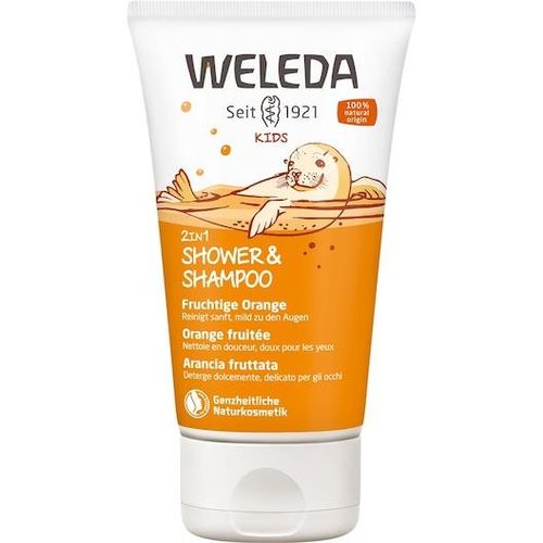 Weleda Schwangerschafts- und Babypflege Babys & Kids Kids 2 in 1 Shower & Shampoo Fruchtige Orange