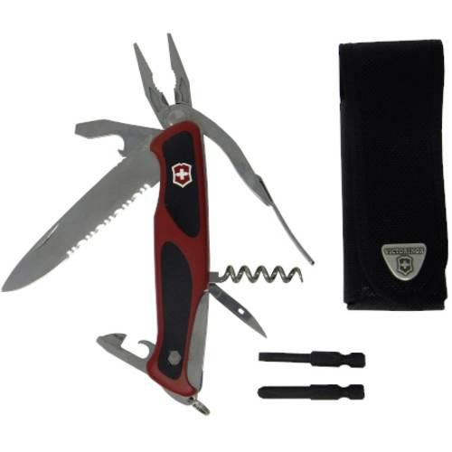 Victorinox RangerGrip 174 0.9728.WC Schweizer Taschenmesser Anzahl Funktionen 17 Rot, Schwarz